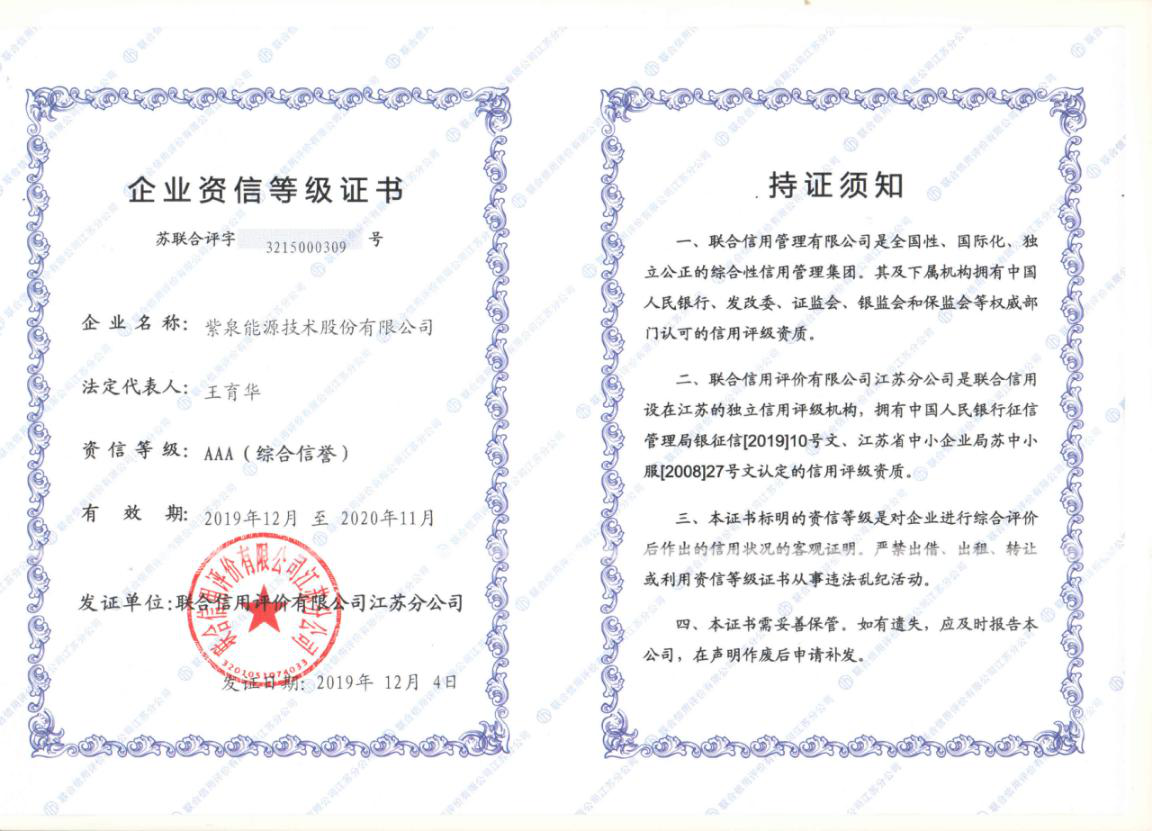 鴻運(yùn)國際能源公司資質(zhì)展示